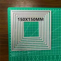 square frame cutting templates new 2021 stamps and dies scrapbooking new arrival metal die cutters for scrapbooking stamping