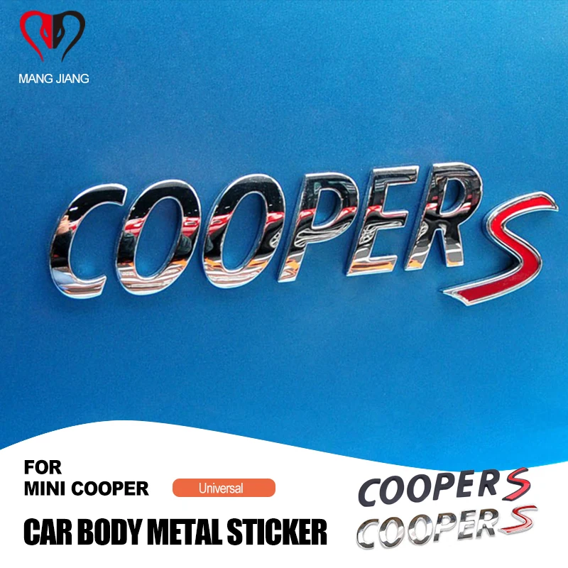 

Автомобильный Стайлинг для мини-любых серий, 3D металлическая мини-медная S Задняя эмблема автомобиля, значок-наклейка для MINI Cooper F54 F55 F56 F60 R55 ...