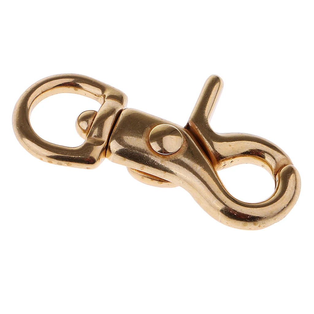 Metal Brass Swivel Lobster Clasp Snap Hook Keychain Key Ring straps for Handbag Jewellery Findings | Украшения и аксессуары