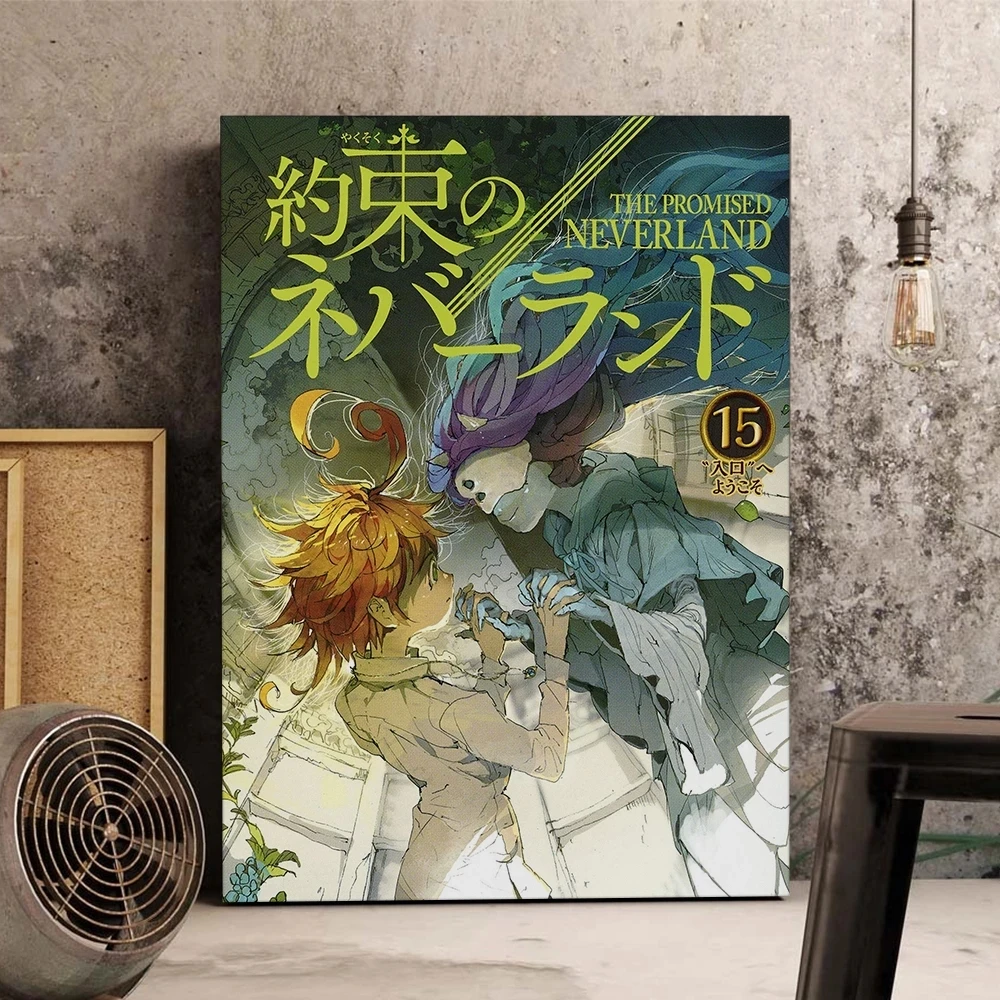 

Wall Artwork Japanese Suspense Promised Neverland Modular Paintings Pictures Hd Prints Home Poster Canvas Living Room Decoration