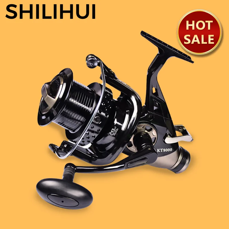 

Big 15~28kg Max Drag Metal Spool Fish Reel Spinning Reel Power for Bass Carp Pike Fishing Pesca Trolling Accesorios Strong