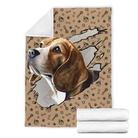 cute beagle dog fleece blanket dog wearwanta 3d printed blanket adultskids fleece blanket sherpa blanket