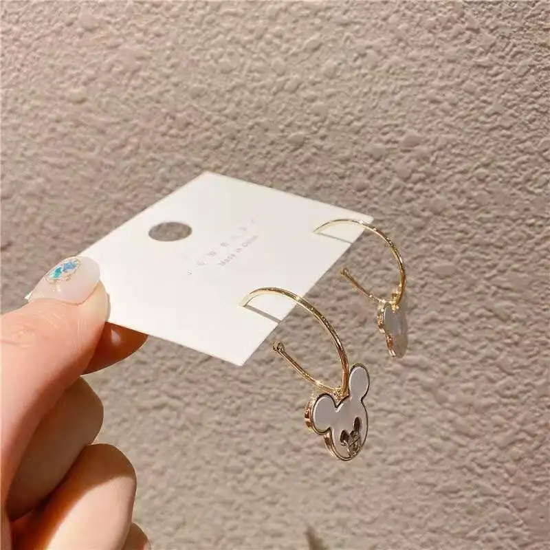 Мультяшные серьги с Микки Маусом подвеска очаровательный подарок на день