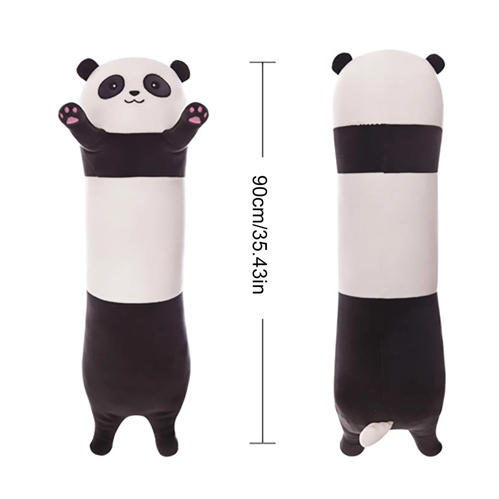 

Husky/koala Plush Stuffed Toy Doll Hugging Pillow Cute Long Striped Soft Stuffed Sleeping Small Animal Soft Pillow