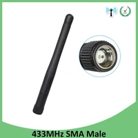 10pcs 433mhz antenna 3dbi sma male connector folding 433 mhz antena waterproof directional antenne wireless receiver for lorawan