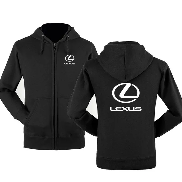 1 Осенняя толстовка на молнии автомобиль Lexus Моторс принт одежда с логотипом флисовая толстовка с длинными рукавами для мужчин wo мужская куртка Толстовка Повседневная Толстовка 4XL - Цвет: 1