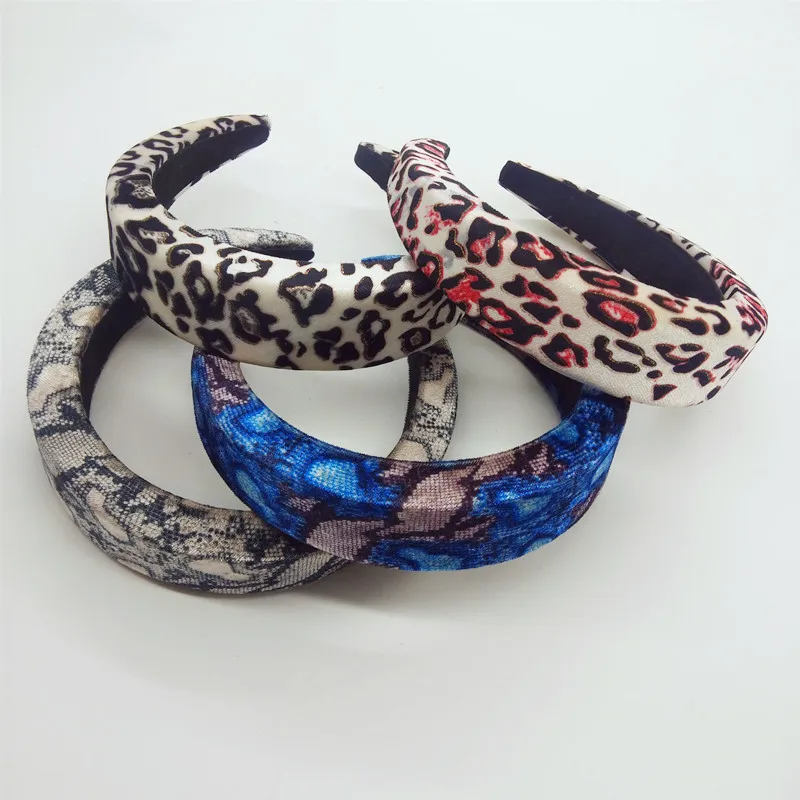 

Free shipping fashion Leopard women's hairbands korea style girl's Broadside headbands headwear hair accessories