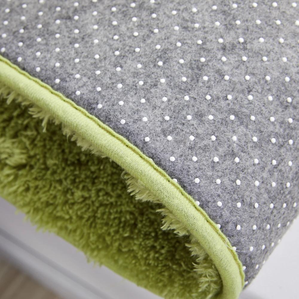 Nordic Solid Color Bay Window Mat Soft Fluffy Silky Velvet Grass Bedroom Bedside Area Rug Kids Play Khaki Living Room Carpet | Дом и сад