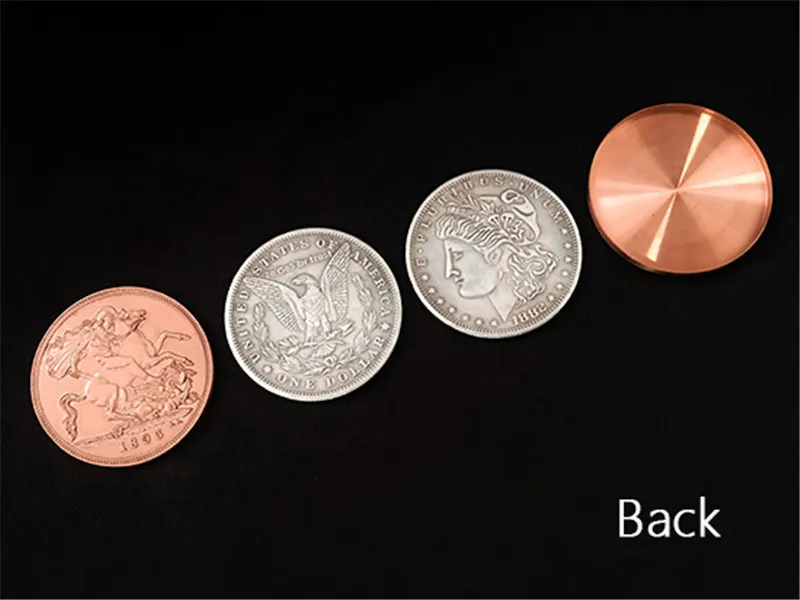 Набор монет Sun and Moon от Oliver Magic Coin Волшебные трюки Иллюзия крупным планом Волшебная