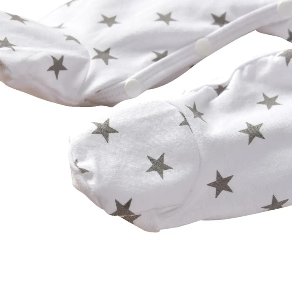 

Newborn Baby Boys Girls Rompers Pajama Cotton Cute Letter I Love Daddy and Mummy Long Sleeve Jumpsuit Infant Toddler Clothes