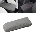Мягкий кожаный чехол для подлокотника Toyota Corolla 2021, интерьерный центральный подлокотник для автомобиля, кожаный чехол, отделка серого цвета