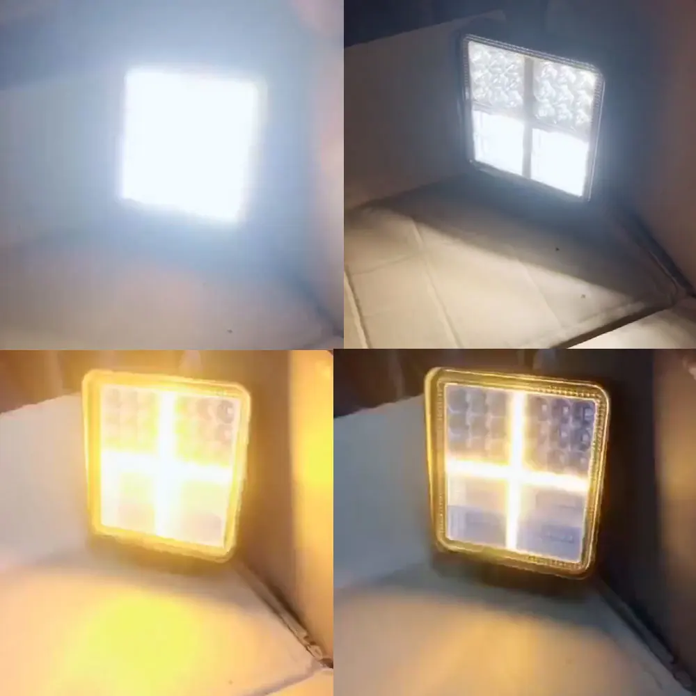 177 Вт квадратные 4 дюймовые Прожекторы для внедорожников диафрагма мотоциклов с