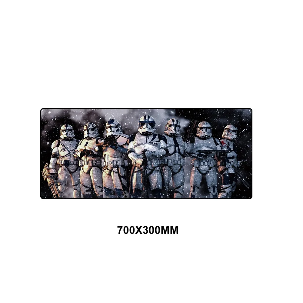 StarWars-066 700x300 мм коврик для мыши «Звездные войны» коврик для мыши XL Grande большой игровой коврик для мыши Натуральный каучук ноутбук для геймеров коврик для мыши ПК настольный коврик для мыши - Цвет: StarWars-066
