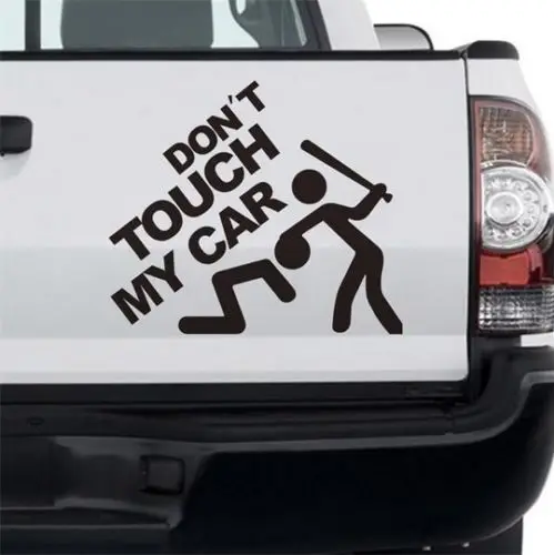 

Aliauto Car-styling DON'T TOUCH MY CAR Sticker And Decal For Chevrolet Cruze Ford Focus Golf Polo Skoda Kia Opel Honda renault
