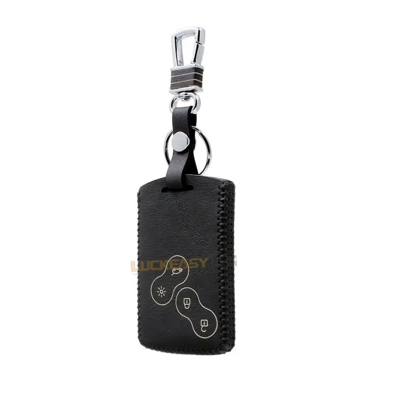 

Car Key Bag Auto Key cover 2012-2020 OEM For Renault koleos CAPTUR Genuine Leather key case car accessories