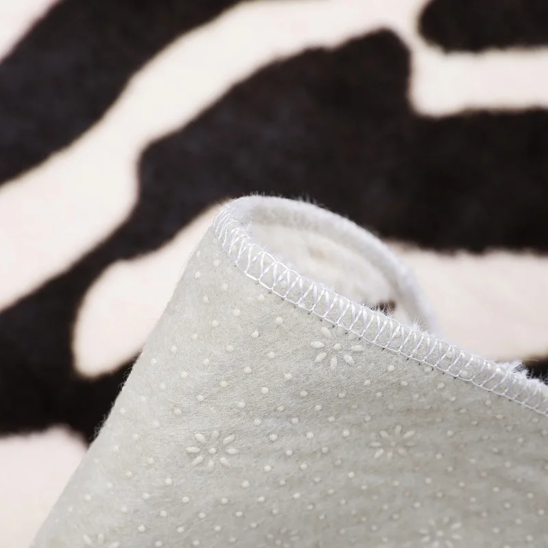 Креативные ковры с 3D принтом зебры/коровы для гостиной Противоскользящие