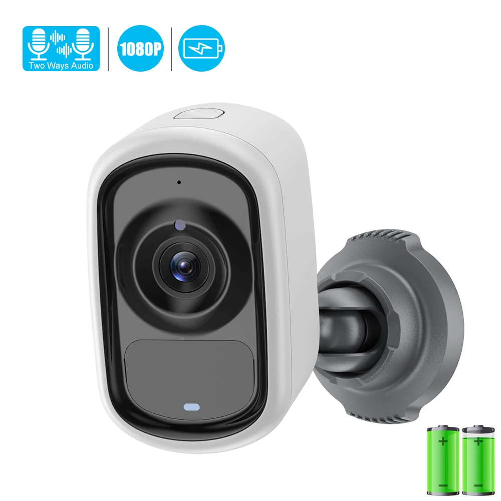 

IP-камера видеонаблюдения, 1080P, Wi-Fi, 6400mhA, с аккумулятором