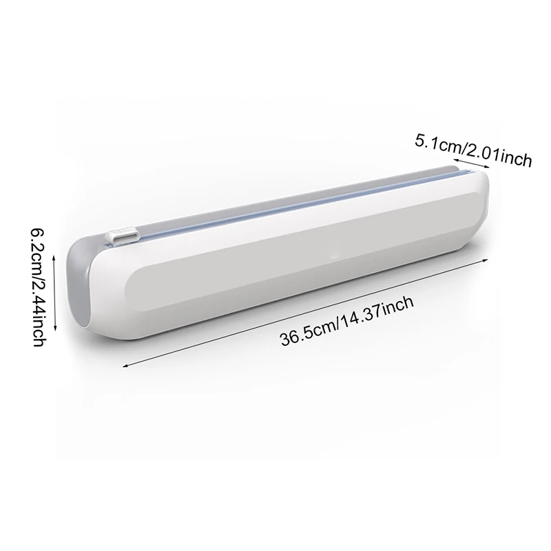 

Plastic Food Wrap Dispenser Cutter Kitchen Tools Foil Cling Film Wrap Dispenser Cutter Storage Holders Kitchen Accessories