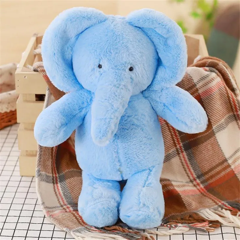Мягкая подушка в виде слона плюшевая игрушка кукла Детская 40 см 60 детская