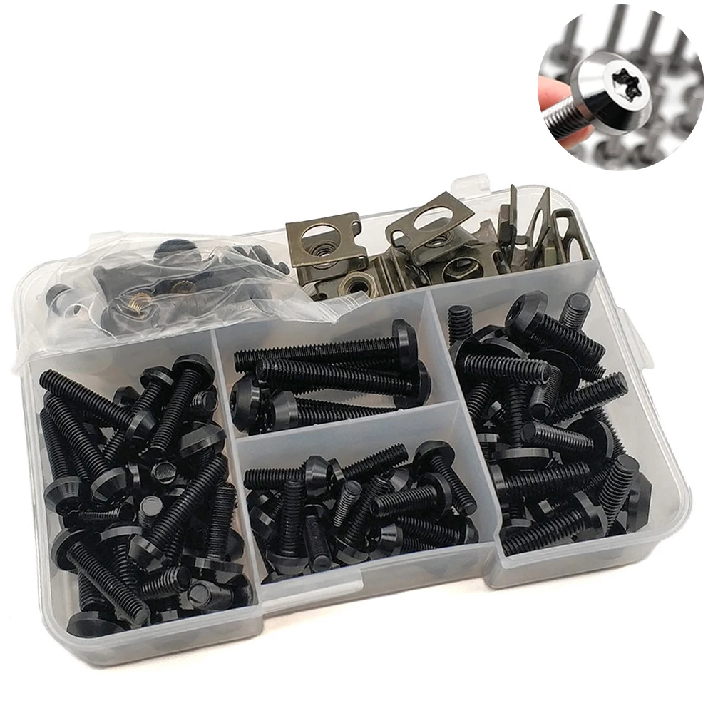 Универсальные болты для обтекателя мотоцикла комплект гаек крепежные зажимы