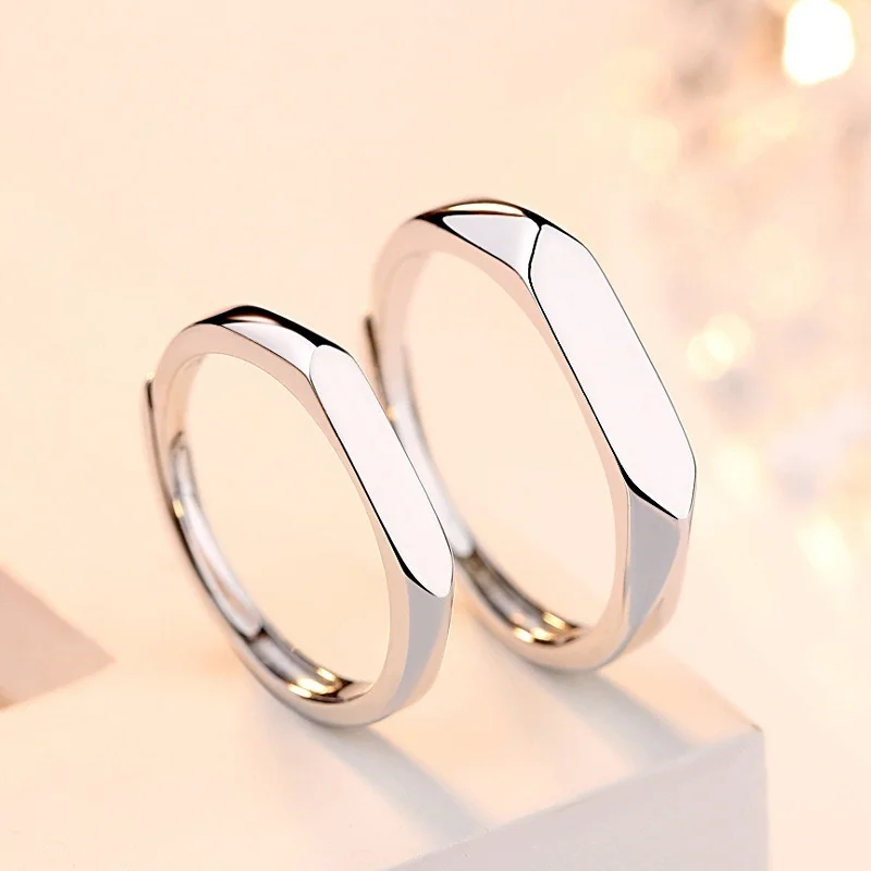 

1 Pair Sun Moon Lover Couple Rings Set Promise Wedding Bands Men Women Jewellery Valentine's Day Gift Gothic Rings for Men