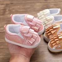 brand new newborn infant baby girl kids shoes soft sole crib prewalker toddler anti slip solid ruffled first walkers