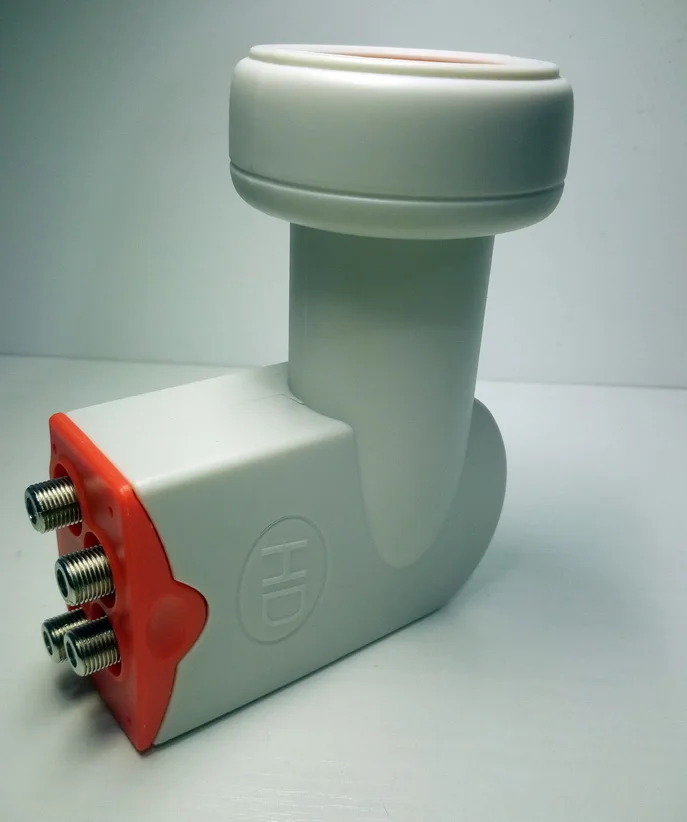 Twin LNB Лучший сигнал Full HD универсальный KU группа single LNB, Twin LNB и Quad LNB из водонепроницаемого материала с высоким коэффициентом усиления низкий уровень шума спутниковый LNB - Цвет: Twin LNB