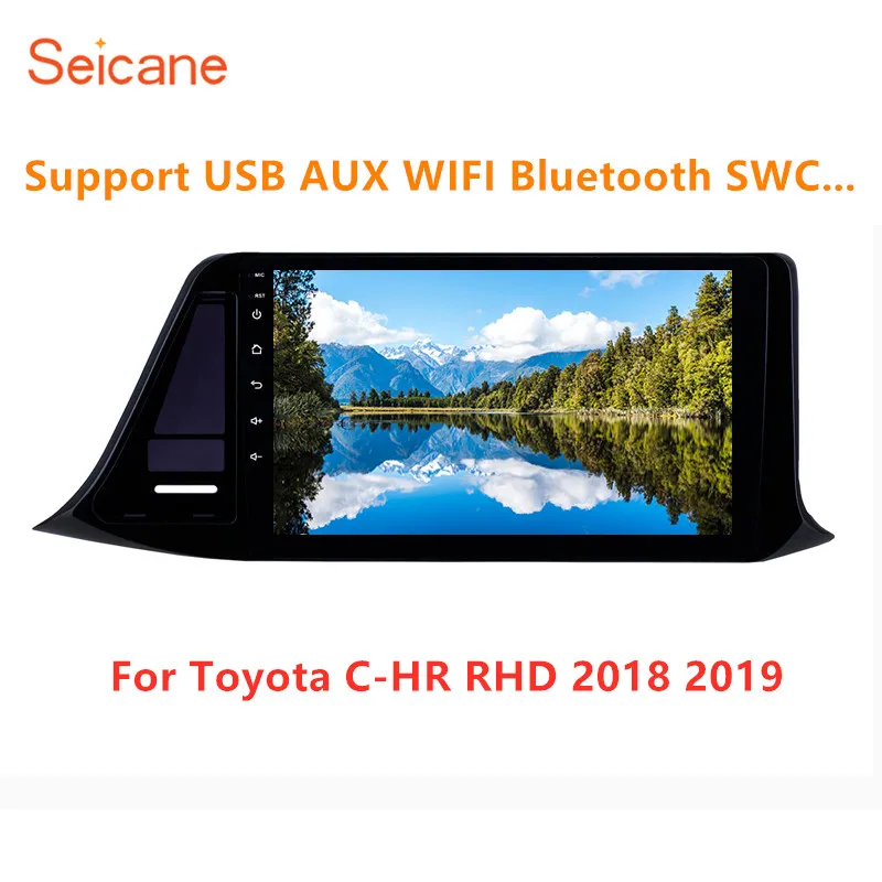 Автомобильный мультимедийный плеер Seicane 2Din GPS стерео навигация Android 9 1 HD дюймов