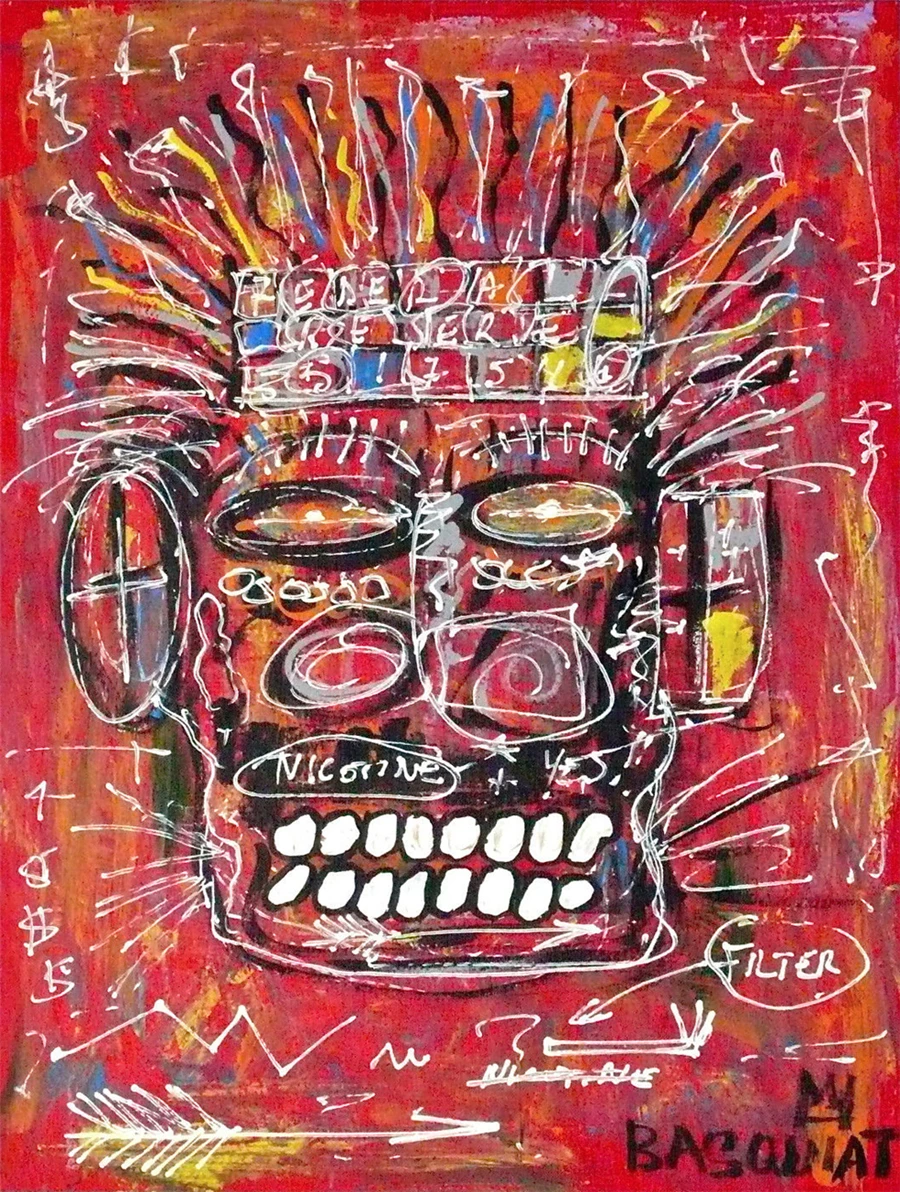 Жан Michels безымянный граффити 1 Панель Абстрактная живопись украшение на стену