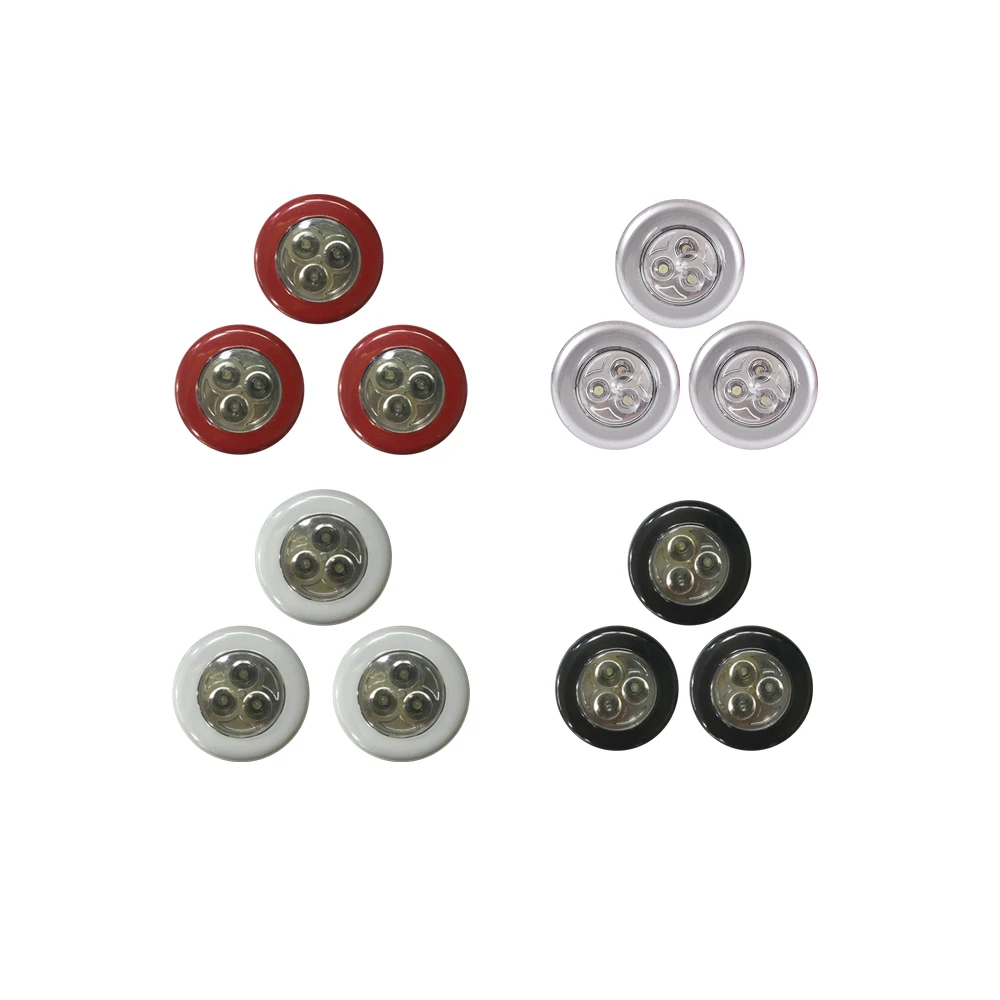 3 шт. светодиодный аварийный ночной Светильник для дома спальни лестничный