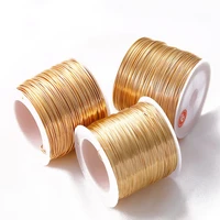 5 meters 0 30 50 60 8mm copper brass wire gold plated diy for jewelry findings making supplies bulk metal wire accessories