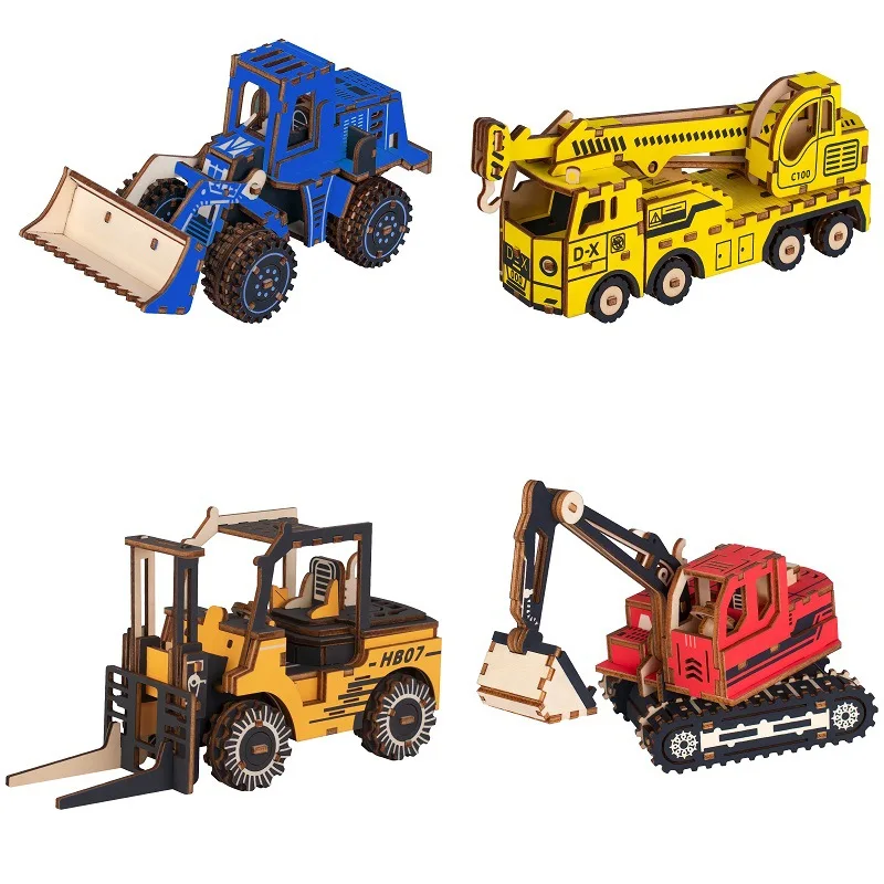 

Wooden Puzzles for Kids Wooden Car Puzzle DIY Toys for Children's Learning