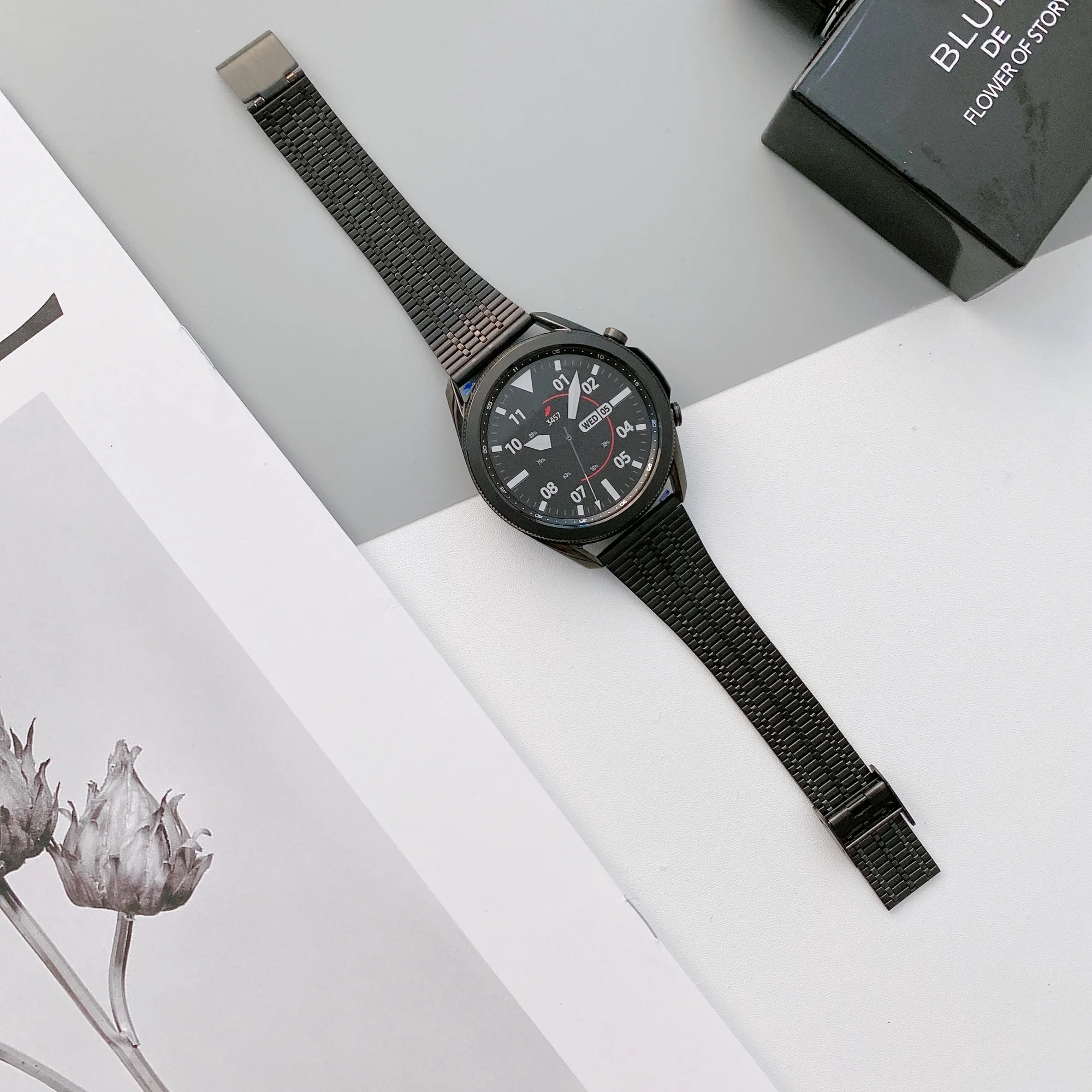 Ремешок FOHUAS 22 мм для Samsung Galaxy Watch 46 Gear S3 Frontier традиционный сменный Браслет часов