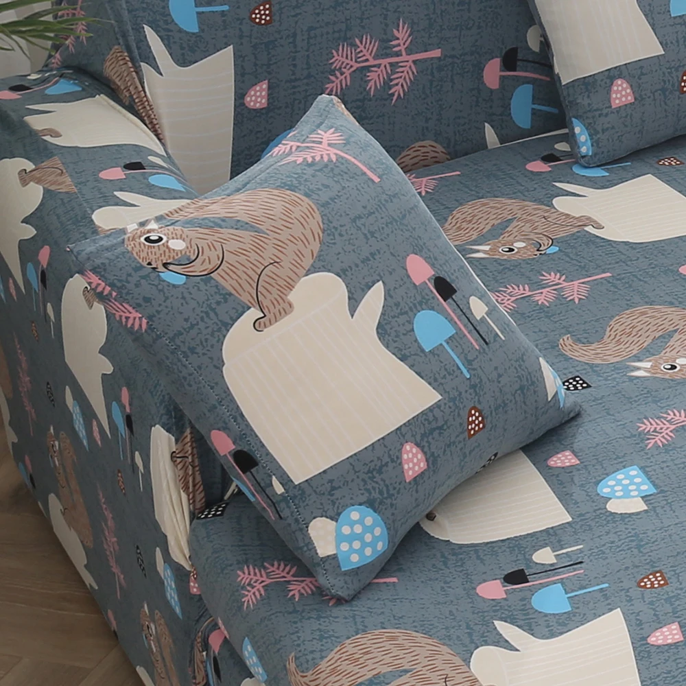 Растягивающиеся чехлы для диванов секционные эластичные гостиной в форме L