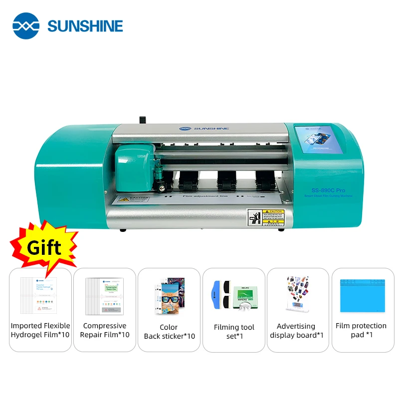 

SUNSHINE SS-890C Pro Dual Intelligen Auto Cutting Machine Flexible Hydrogel Film for Machine Tool Cutter Screen Protective Film