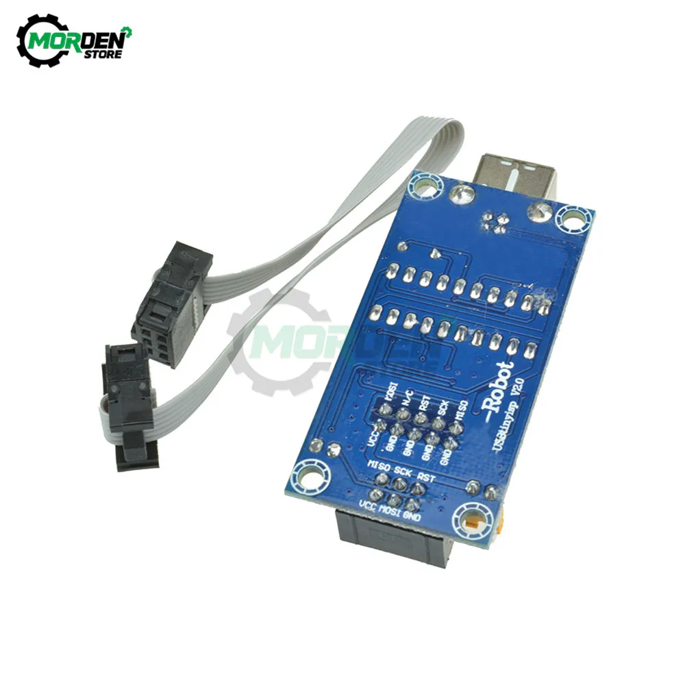 USBTINYISP AVR ISP Downloader USB Programmer Bootloader For Arduino IDE R3 Atmega2560+10pin Programming Wire | Инструменты