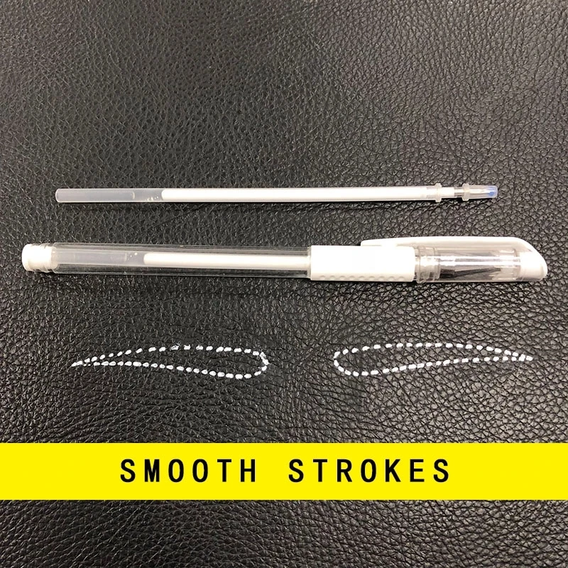 

New White Tattoo Marker Pen For Smooth Writing And Positioning Pen For Eyebrows, Body Tattoo Permanent Makeup Tool Accessories