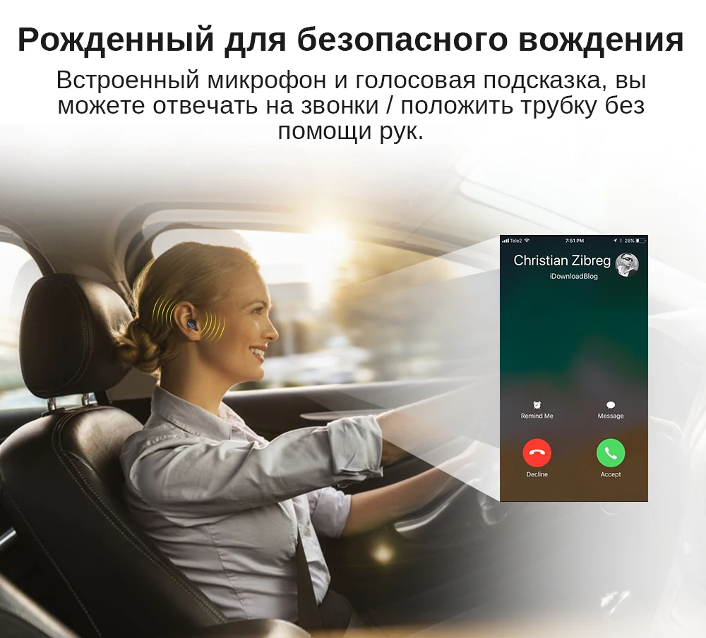 DACOM U7 TWS Bluetooth наушники настоящие Беспроводные наушники с микрофоном мини в ухо монитор громкой связи наушник для iPhone samsung huawei