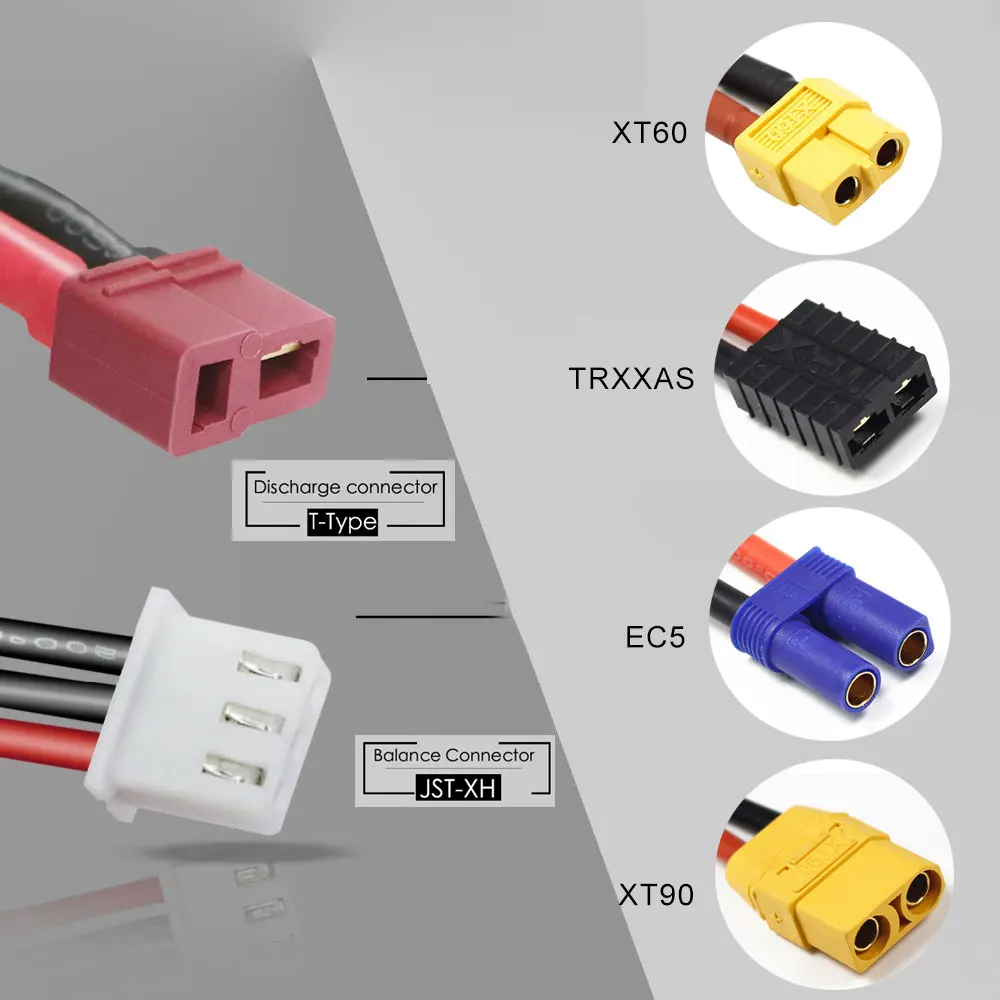 hrb rc lipo battery 2s 3s lipo 8000mah 74 v 111 v 100c xt60 жесткий чехол дл