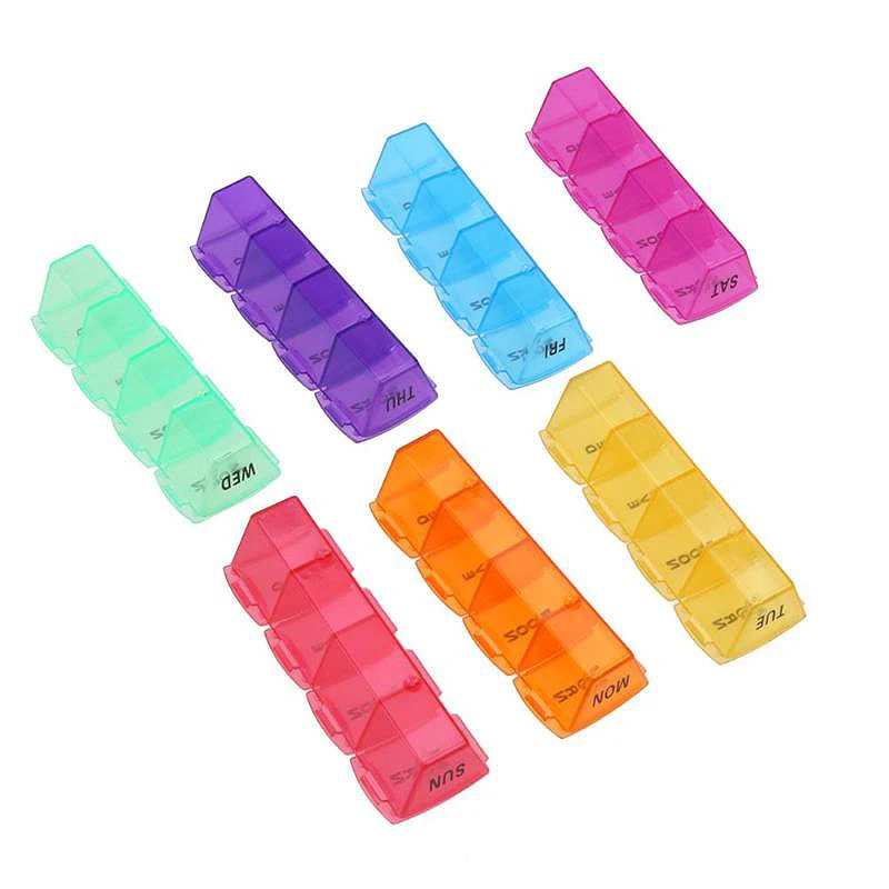 7 дней стиль таблеток медицина набор пиллбокс диспенсер Органайзер Чехол Коробка