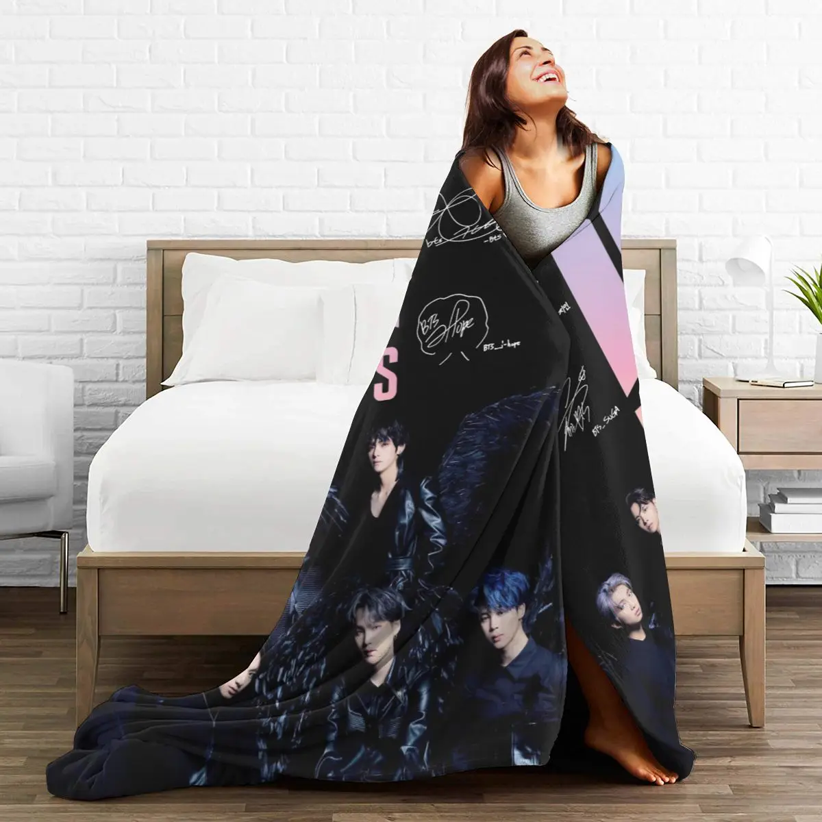 

Ultra Soft Sofa Blanket Cover Blanket Cartoon Cartoon Bedding Flannel plied Sofa Bedroom Decor for Children and Adults 28588
