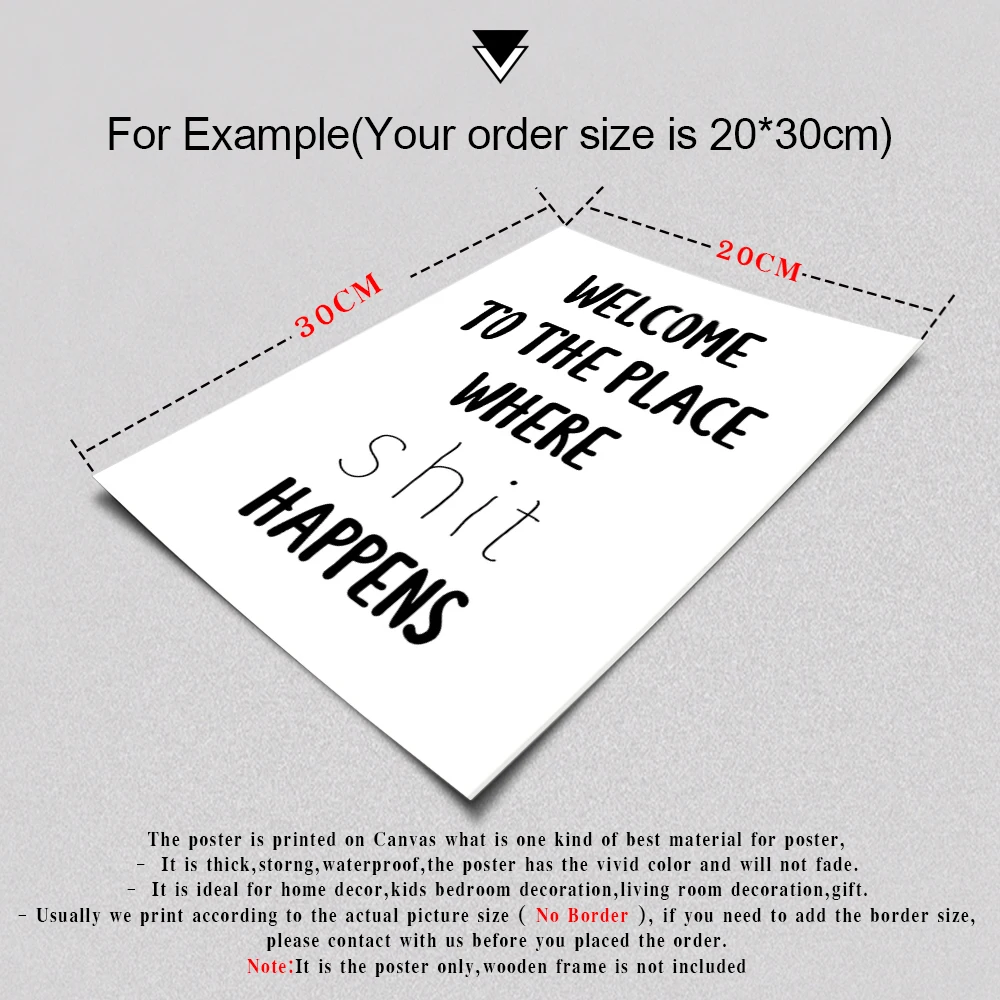 

Funny Toilet Wall Art Canvas Poster And Print Bathroom Quote Canvas Painting Black White Picture For Wash Room Decoration Decor