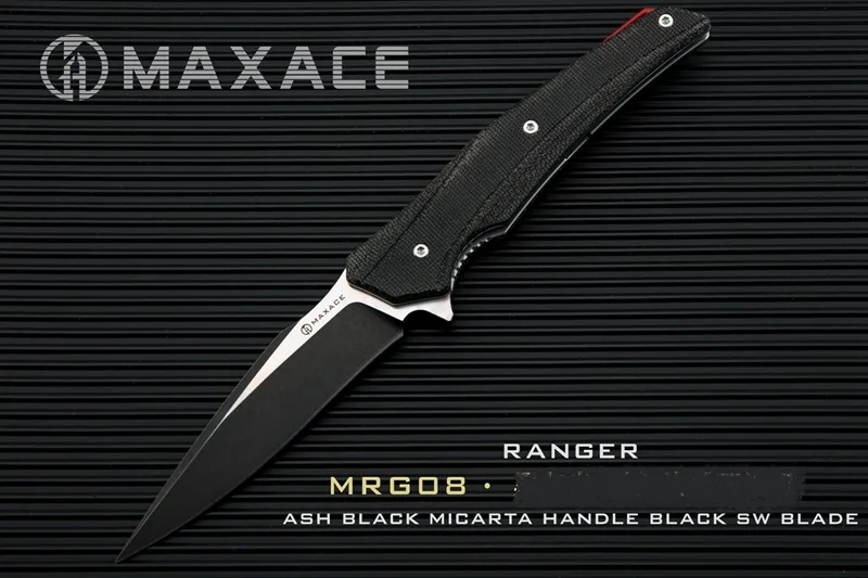 Новинка Черная Микарта Maxace RANGER XW42 сталь почерненный подшипник компактный нож для