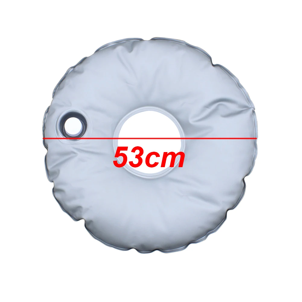 

7L Foldable Flag Stand Tools Patio Beach Water Weight Bag Accessories PVC Grey Outdoor Supplies Portable Umbrella Base Filling