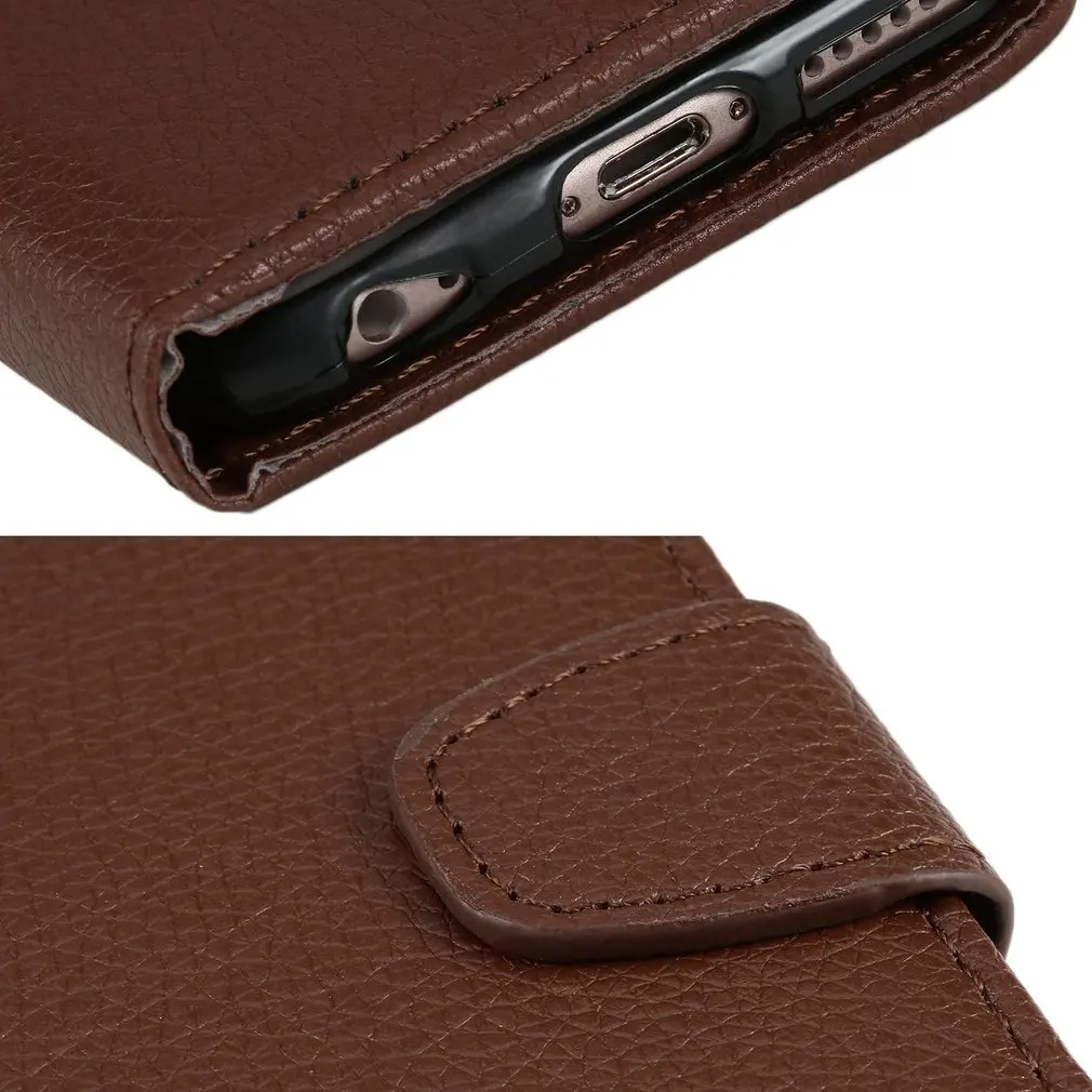 Lightweight PU Leather Case Flip Type Stand Design Smart Phone Full Protective Cover Suitable For iPhone7 | Мобильные телефоны и