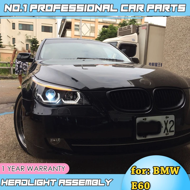 2 шт. автомобильные аксессуары для 5 серии E60 передсветильник s 2003 2007 светодиодный