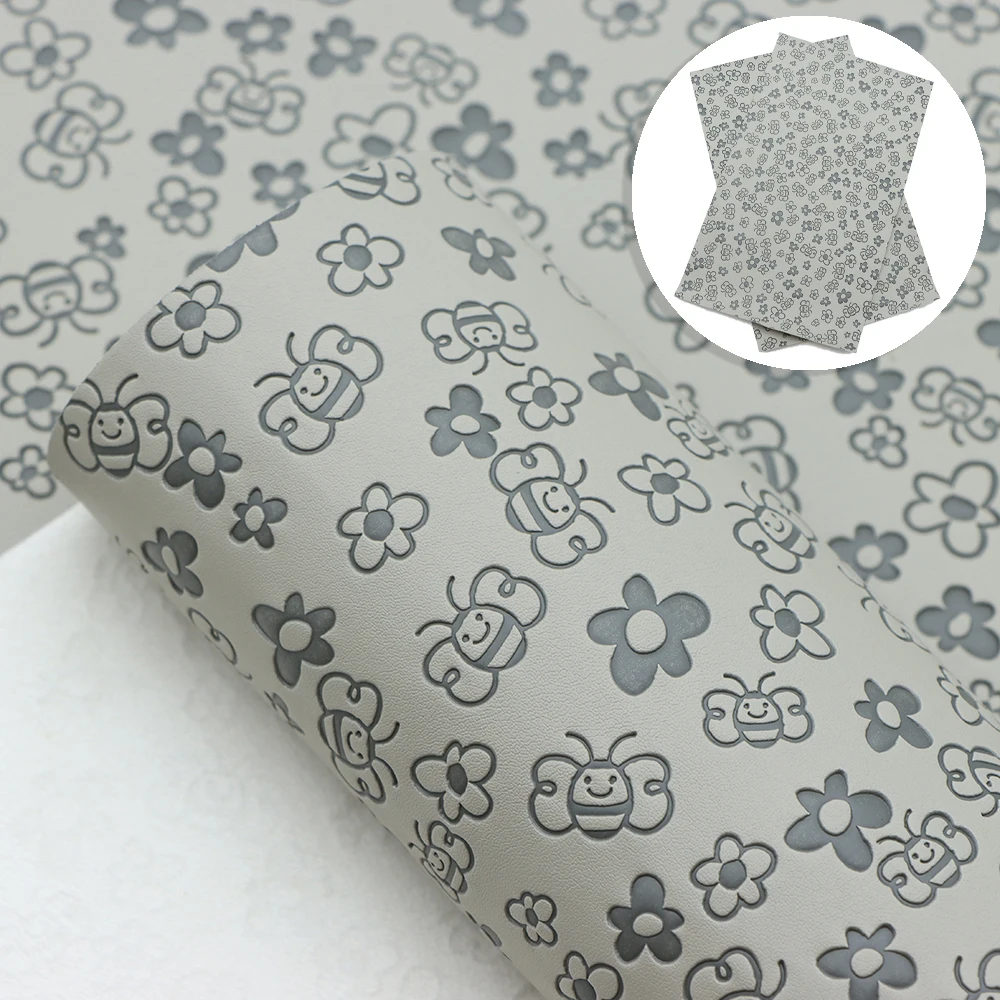 Аксессуары David 20*33 см цветок пчела искусственная кожа пэчворк для волос бант