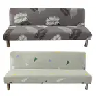 Эластичный чехол для дивана без подлокотников, чехол для дивана без подлокотников, складной пыленепроницаемый эластичный чехол для кровати