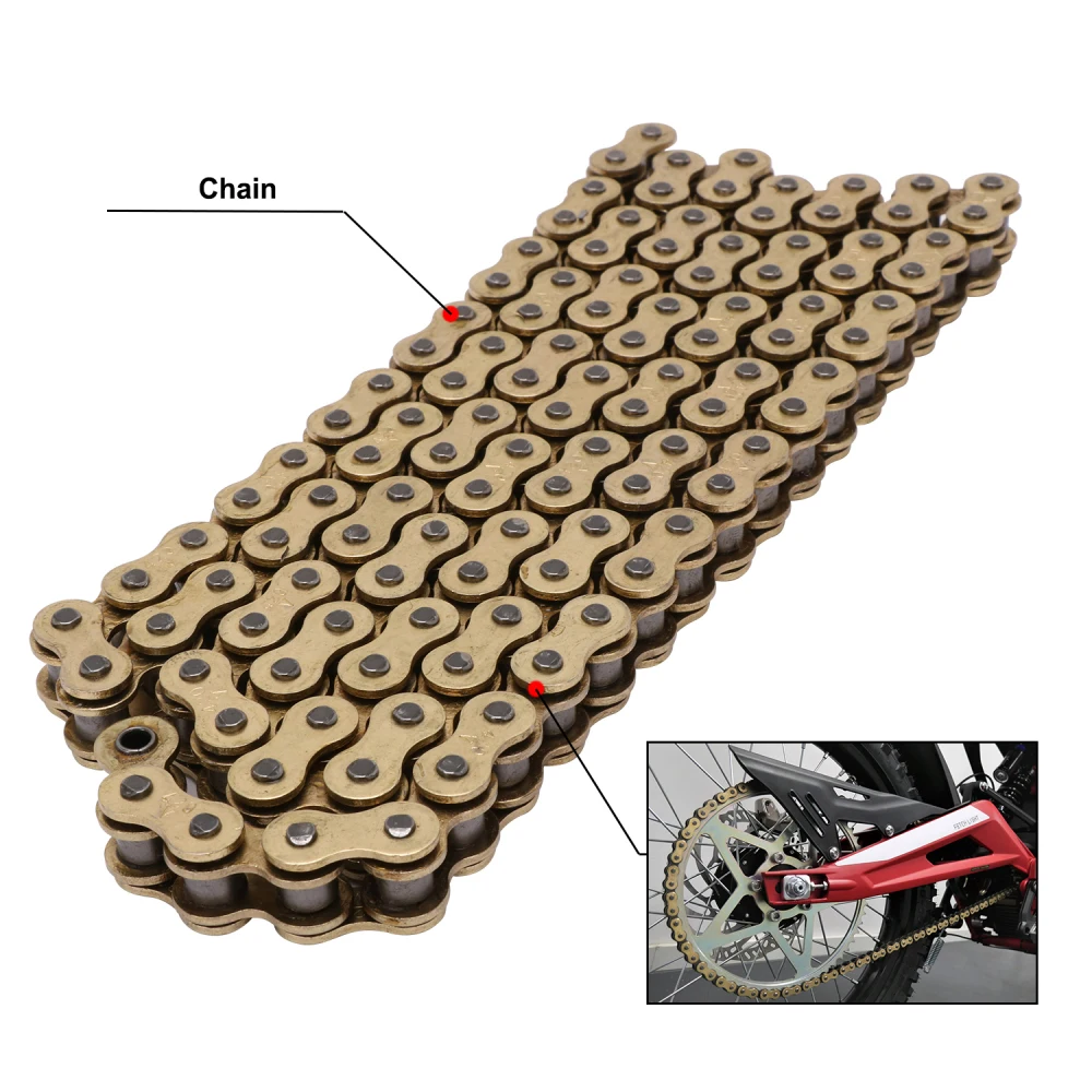 

Motorcycle 106L 112L Chain For Sur-Ron Sur Ron Surron X S Light Bee Off-Road Electric Vehicle
