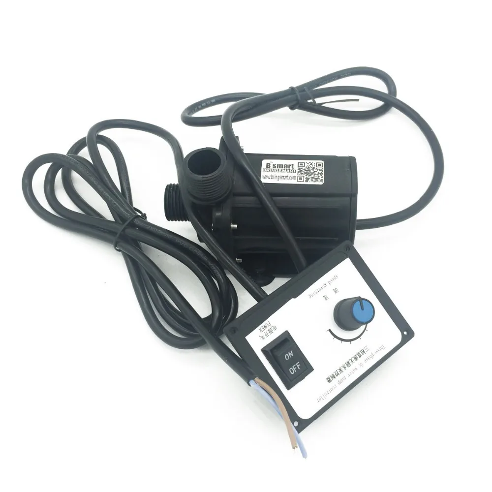 12V 24V DC безщеточный Водяной насос 1800-3000L/ч 4,2-8 м центробежные подпорные водяные компрессорный бандаж для водяной насос высокого давления+ Скорость контроллер SR-1000B3